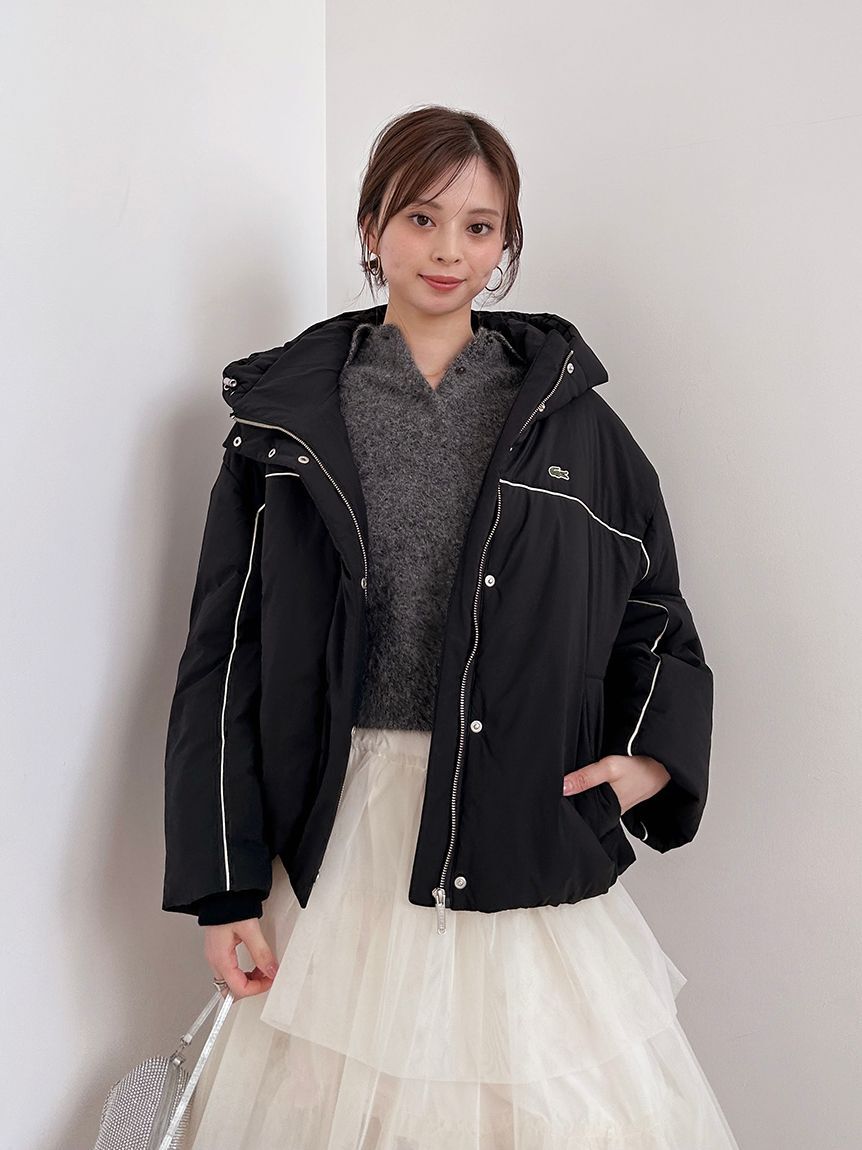 SNIDEL「【HIGH QUALITY】フォックスカシミヤニットポロ」|ニット・セーター|