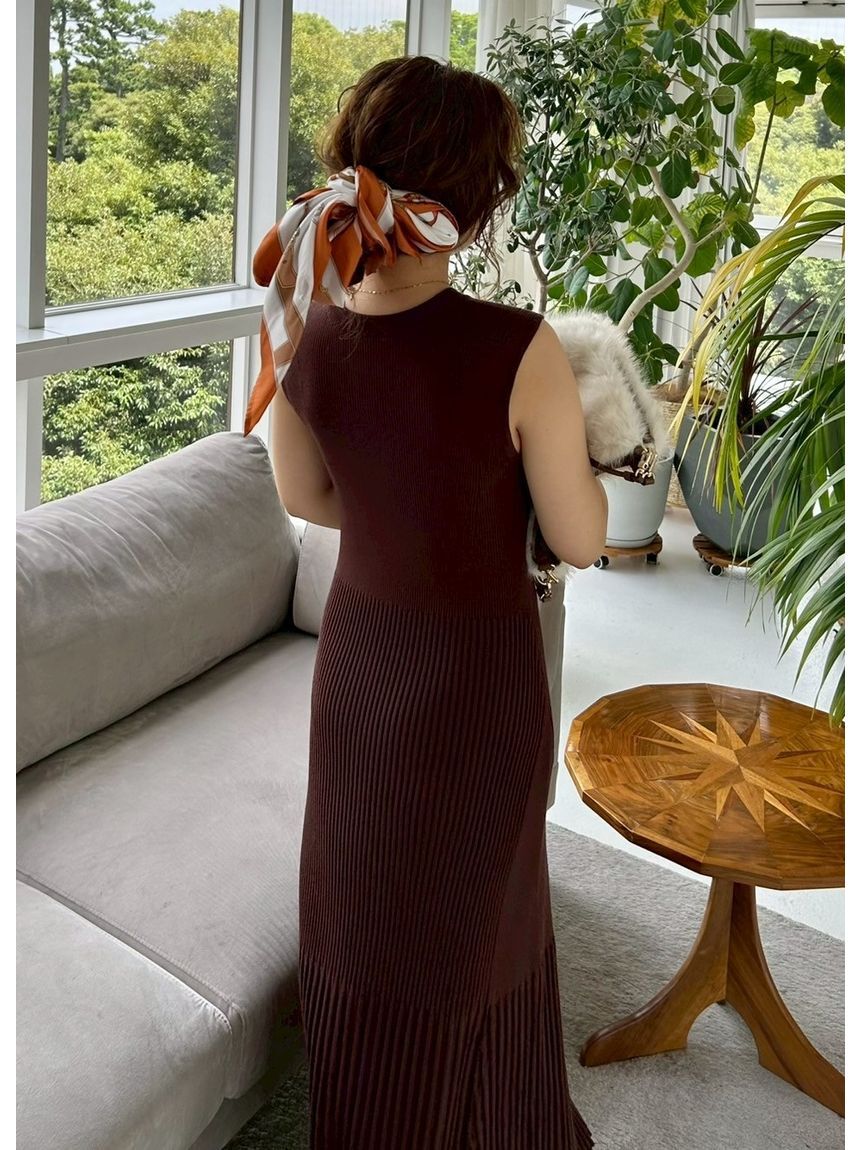 FRAY I.D「スカーフセットニットワンピース」|ワンピース|