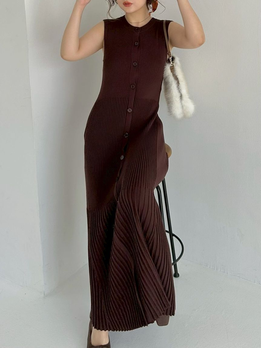 FRAY I.D「スカーフセットニットワンピース」|ワンピース|