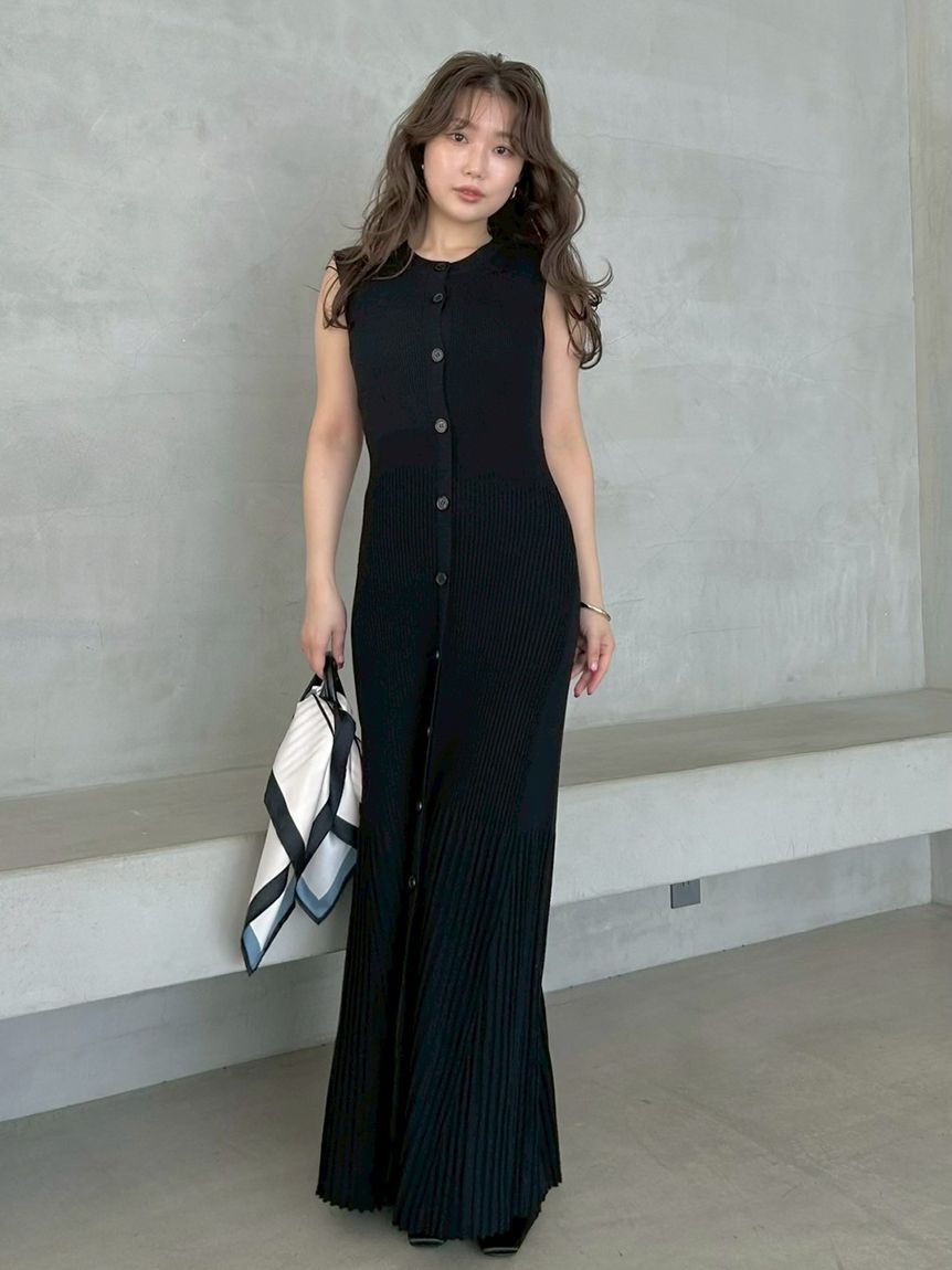 FRAY I.D「スカーフセットニットワンピース」|ワンピース|