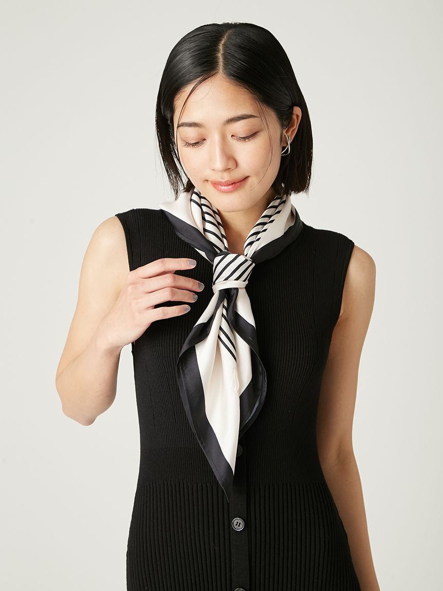 FRAY I.D「スカーフセットニットワンピース」|ワンピース|