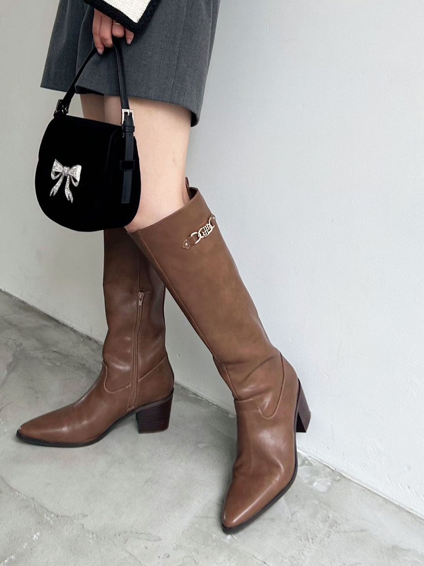 LILY BROWN「[L.B CANDY STOCK]ビジューラウンド2wayミニバッグ」|ハンドバッグ|