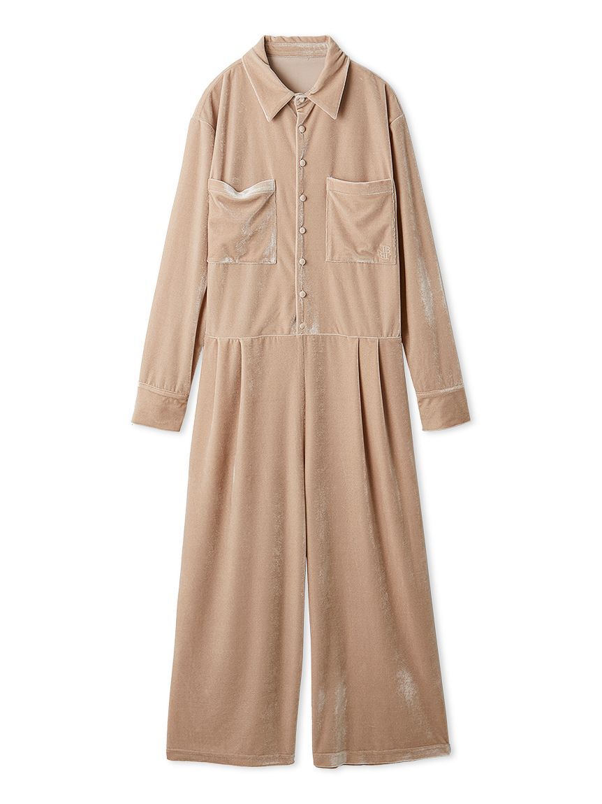 LILY BROWN「【WEB限定00サイズ】ベロアジャンプスーツ」|ワンピース|