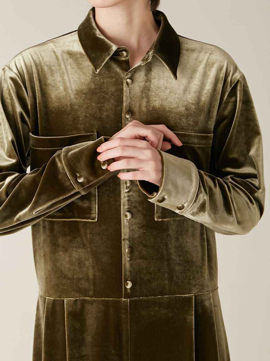 LILY BROWN「【WEB限定00サイズ】ベロアジャンプスーツ」|ワンピース|