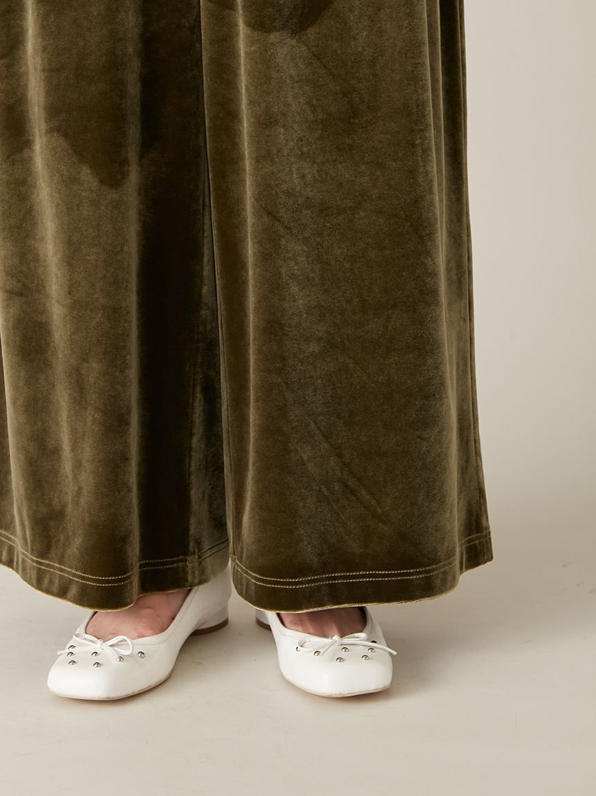 LILY BROWN「【WEB限定00サイズ】ベロアジャンプスーツ」|ワンピース|