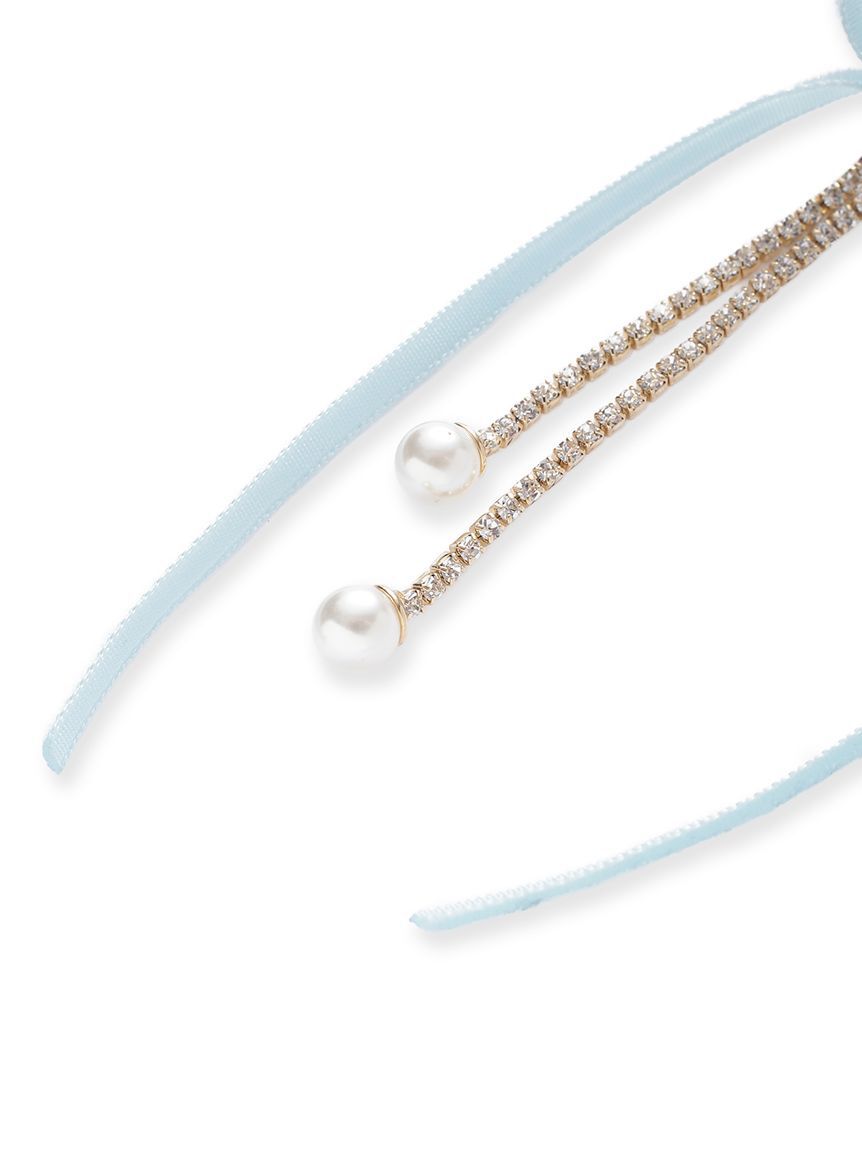 LILY BROWN「ベルベットリボンピアス」|ピアス|