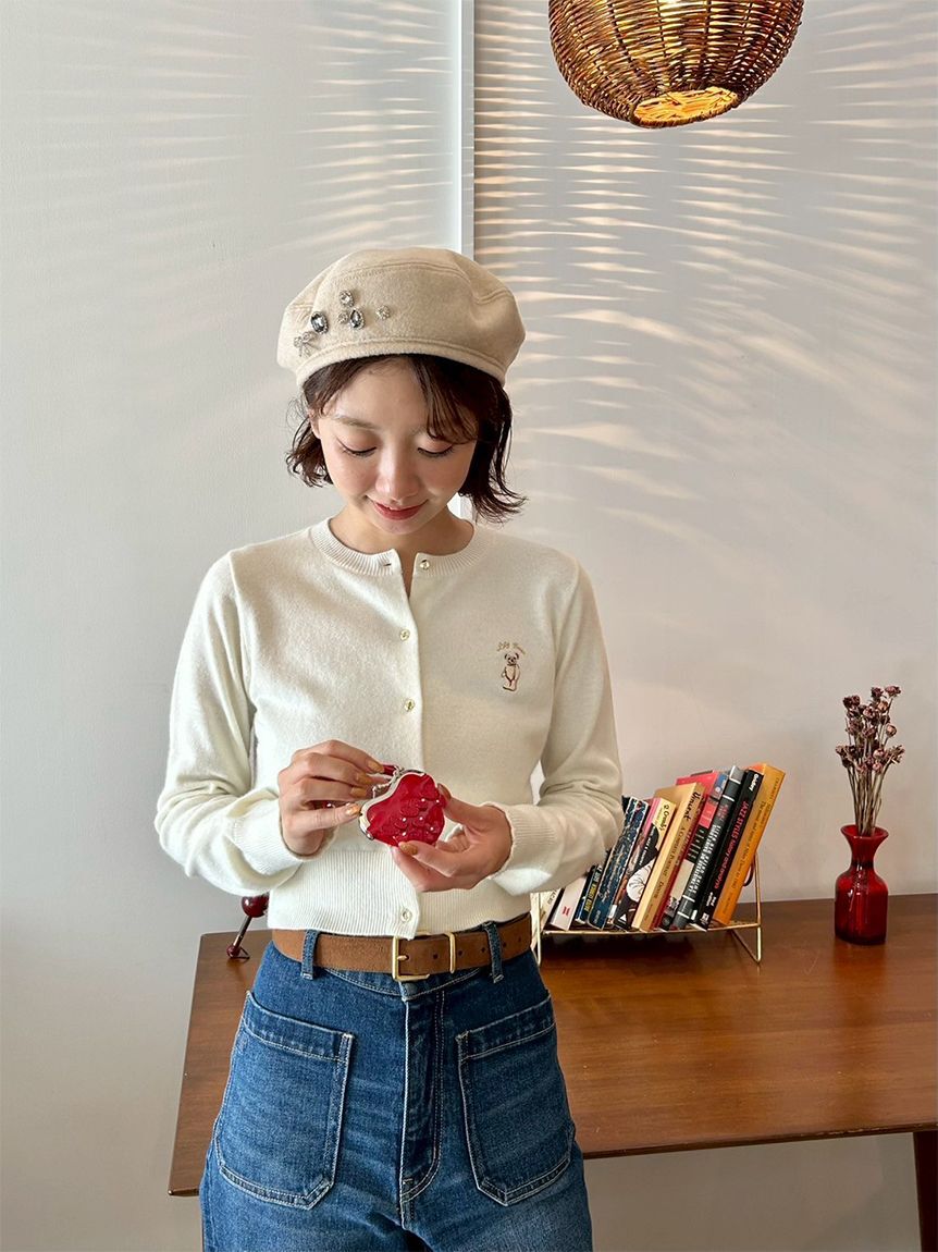 LILY BROWN「[L.B CANDY STOCK]デコラティブベレー帽」|ハンチング・ベレー帽|