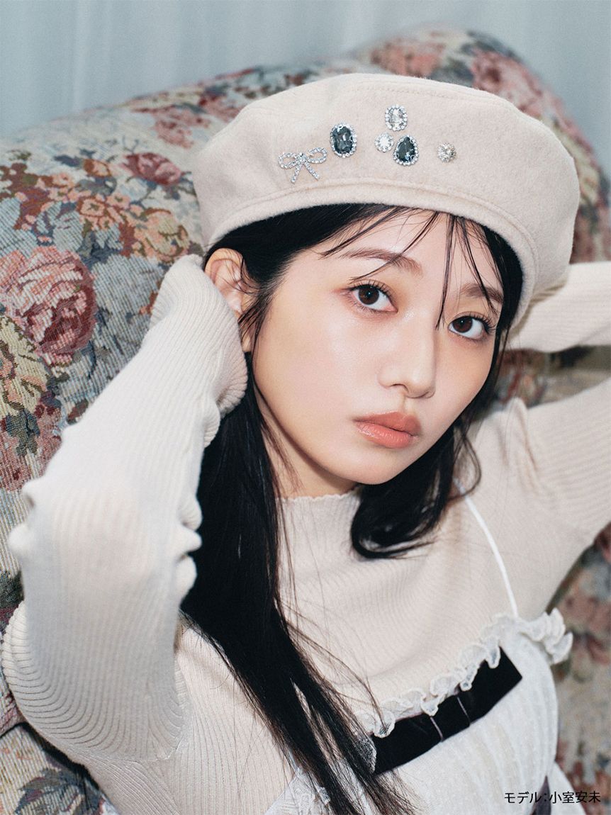 LILY BROWN「[L.B CANDY STOCK]デコラティブベレー帽」|ハンチング・ベレー帽|LBEG