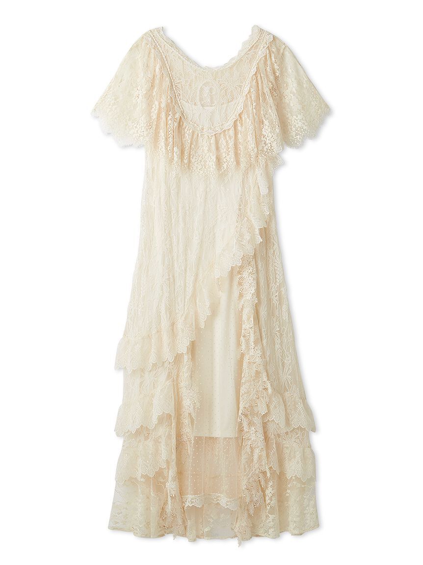 LILY BROWN「プラントレースドレス」|ドレス|