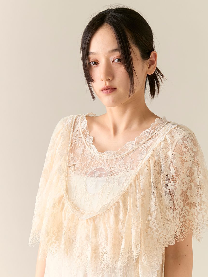 LILY BROWN「プラントレースドレス」|ドレス|