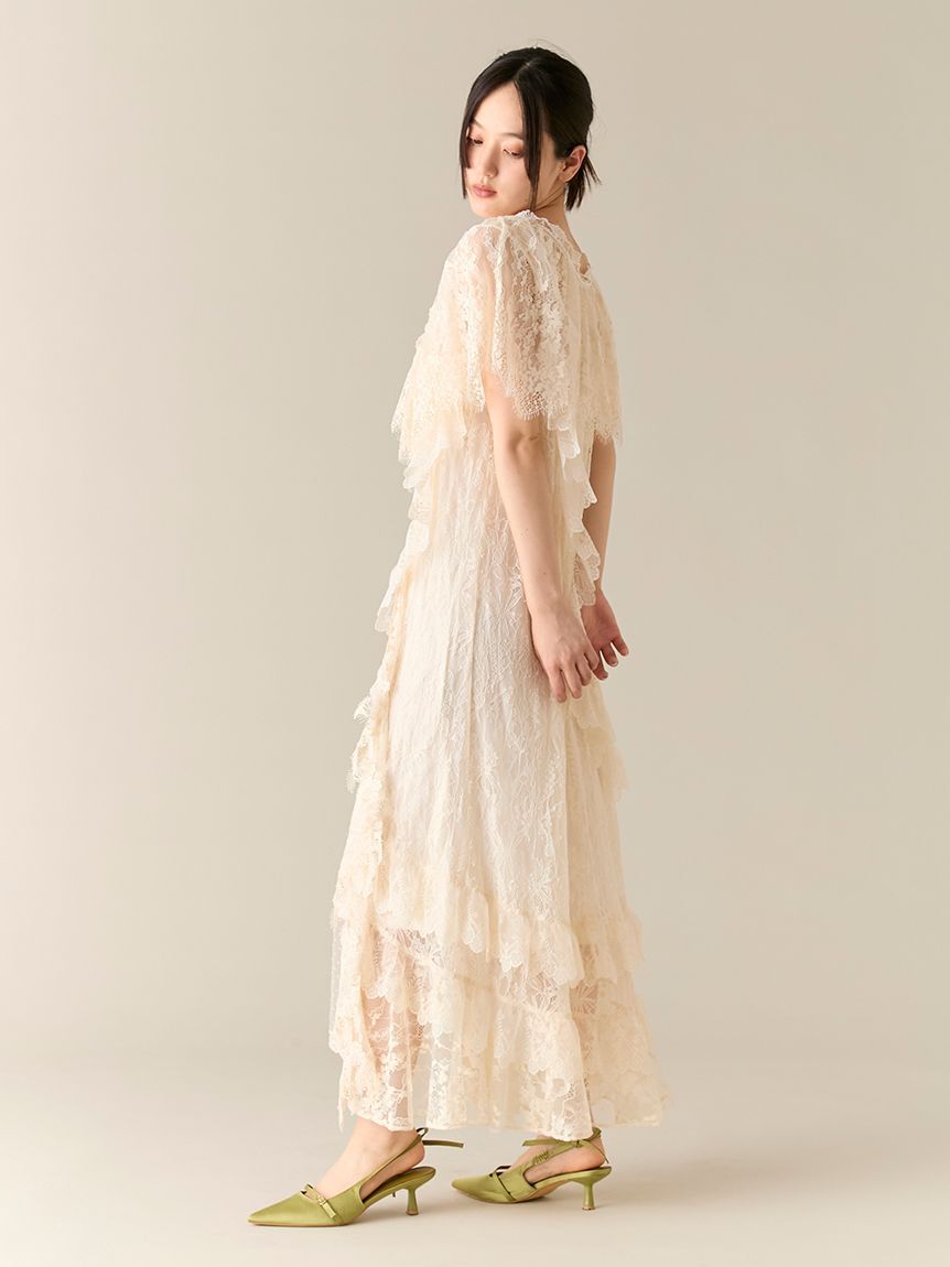 LILY BROWN「プラントレースドレス」|ドレス|