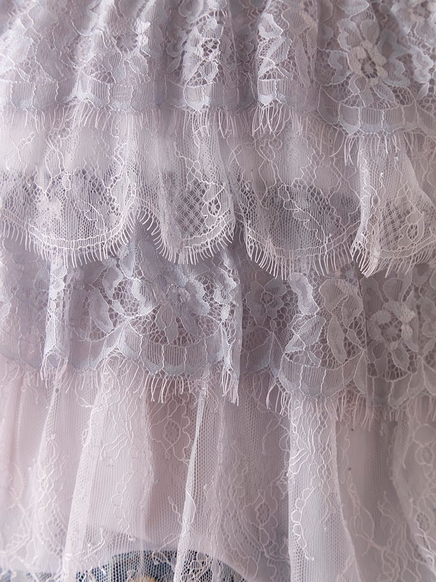 LILY BROWN「レースフリルブラウス」|シャツ・ブラウス|