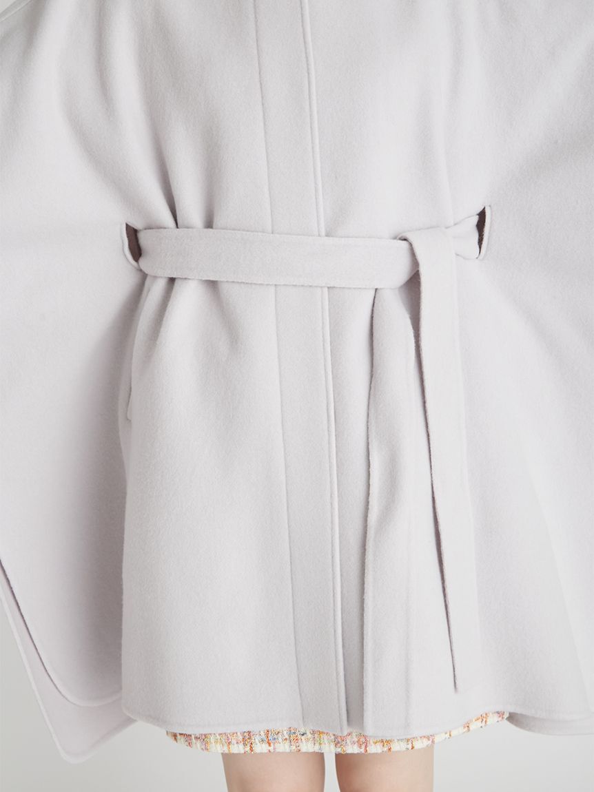 CELFORD「【WEB限定カラー】ファーポンチョコート」|ポンチョ・ケープ|