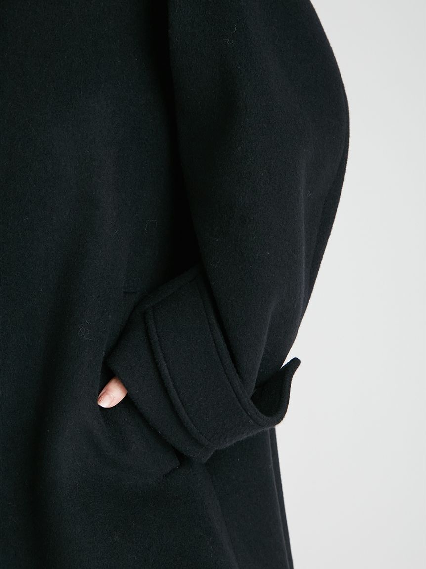 CELFORD「Aラインウールミドルコート」|ピーコート|