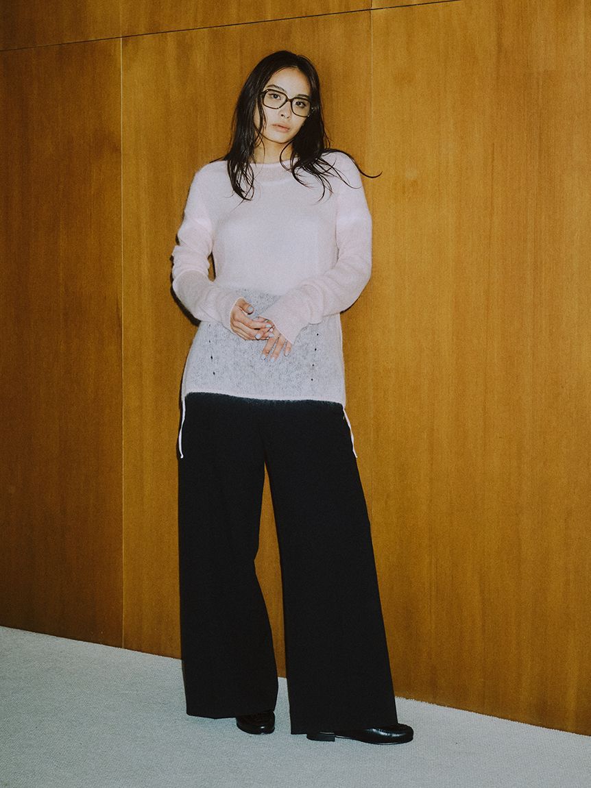 styling/「【セットアップ対応】ハイウエストスーツパンツ」|その他|BRW