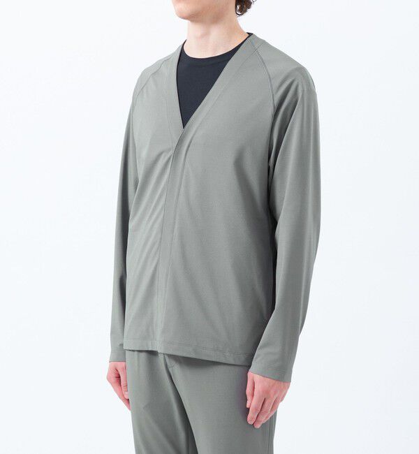 MACKINTOSH PHILOSOPHY「ドライフラットストレッチ ハイパーストレッチメッシュ カーディガン」|ブルゾン・スタジャン|