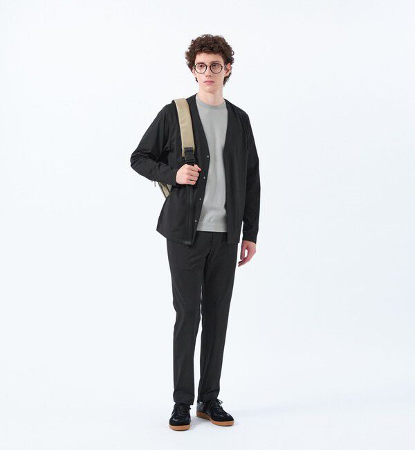 MACKINTOSH PHILOSOPHY「ドライフラットストレッチ ハイパーストレッチメッシュ カーディガン」|ブルゾン・スタジャン|