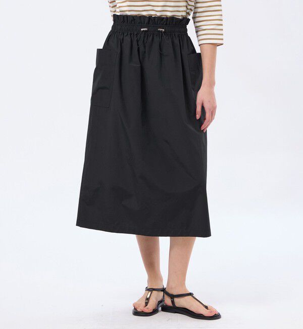 MACKINTOSH PHILOSOPHY「【LEE4月号/蛯原友里さん着用】ウエストギャザースカート」|スカート|ブラック