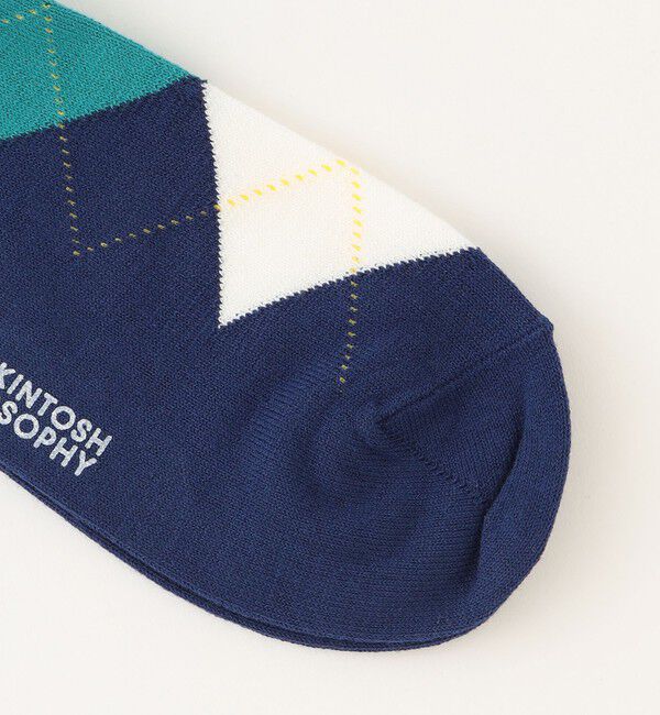 MACKINTOSH PHILOSOPHY「フロントアーガイル カジュアルソックス」|ソックス|