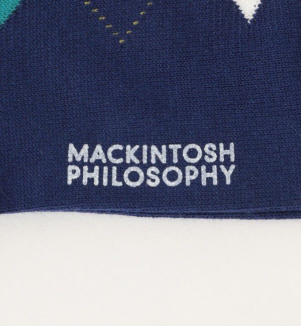 MACKINTOSH PHILOSOPHY「フロントアーガイル カジュアルソックス」|ソックス|