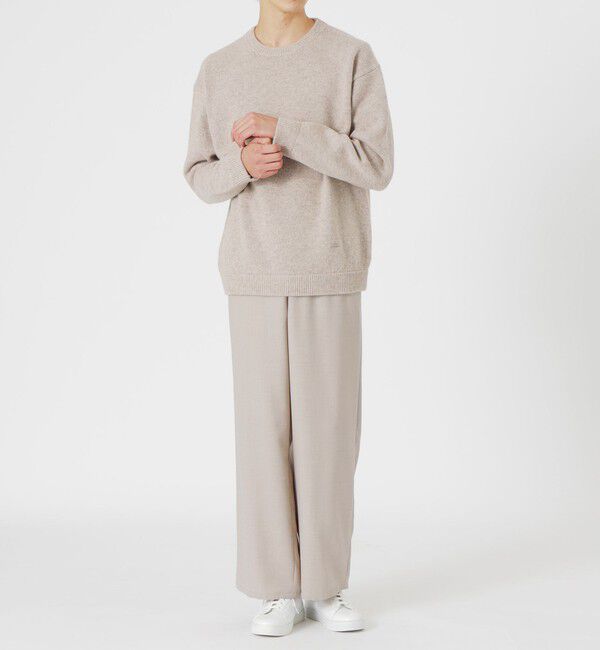  「【UNISEX】タスマニアラムウールニットプルオーバー」|ニット・セーター|