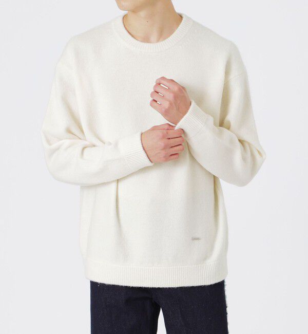  「【UNISEX】タスマニアラムウールニットプルオーバー」|ニット・セーター|