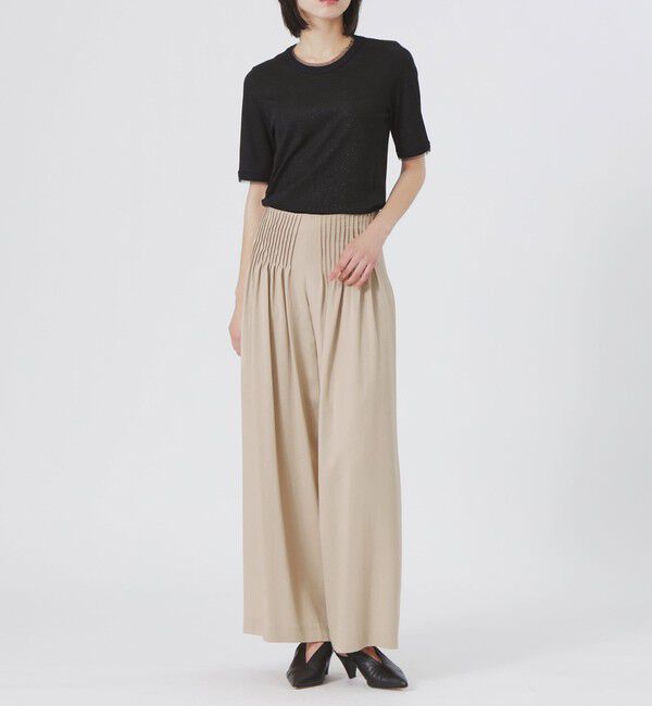  「ラメリブTシャツ」|Tシャツ・カットソー|