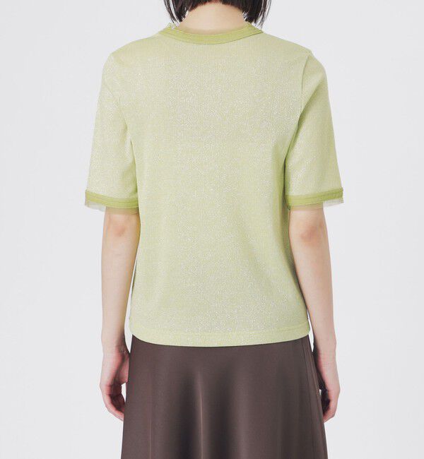  「ラメリブTシャツ」|Tシャツ・カットソー|