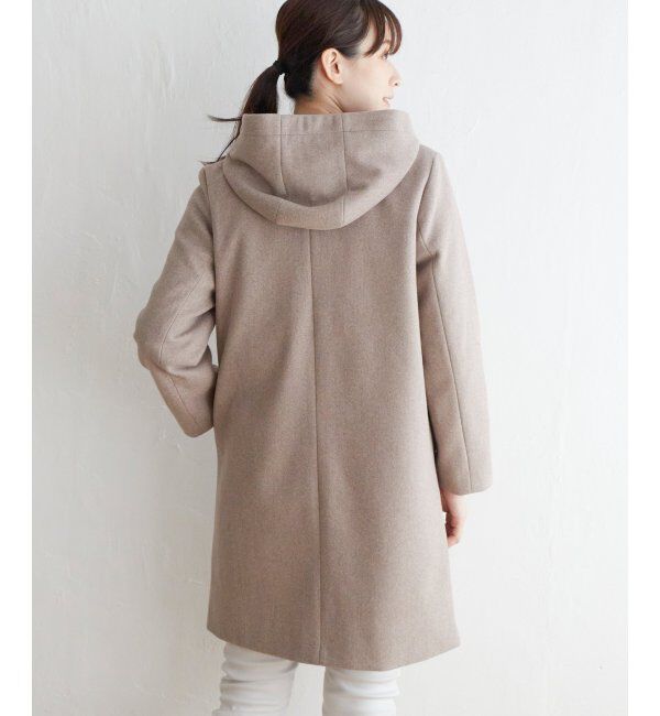IKKA LOUNGE「ウールライクフード取り外しコート」|その他|