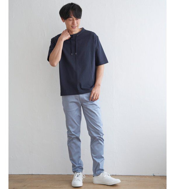 ikka「冷感ルーイカラー5分袖」|Tシャツ・カットソー|