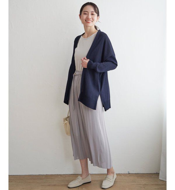 ikka「【洗濯機で洗える／吸水速乾】洗えるさらっとカーディガン【UVカット】」|その他|