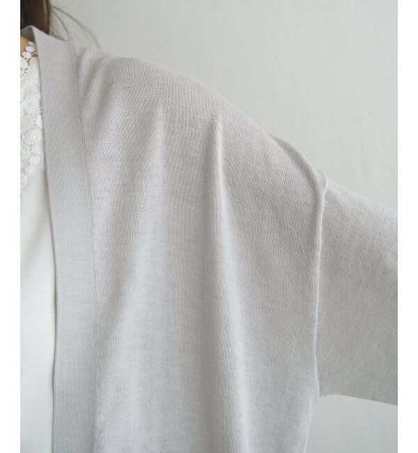 ikka「【洗濯機で洗える／吸水速乾】洗えるさらっとカーディガン【UVカット】」|その他|