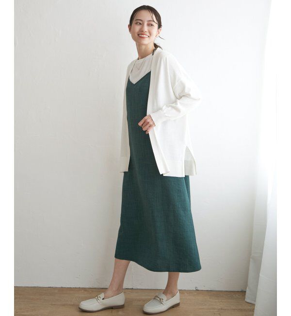 ikka「【洗濯機で洗える／吸水速乾】洗えるさらっとカーディガン【UVカット】」|その他|