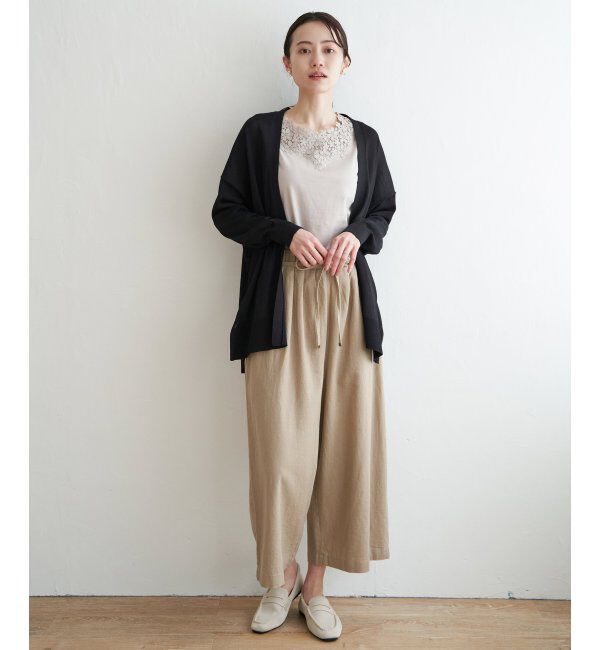 ikka「【洗濯機で洗える／吸水速乾】洗えるさらっとカーディガン【UVカット】」|その他|