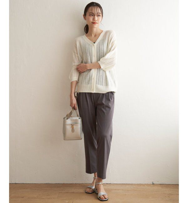 ikka「透かし柄ニットカーディガン」|その他|