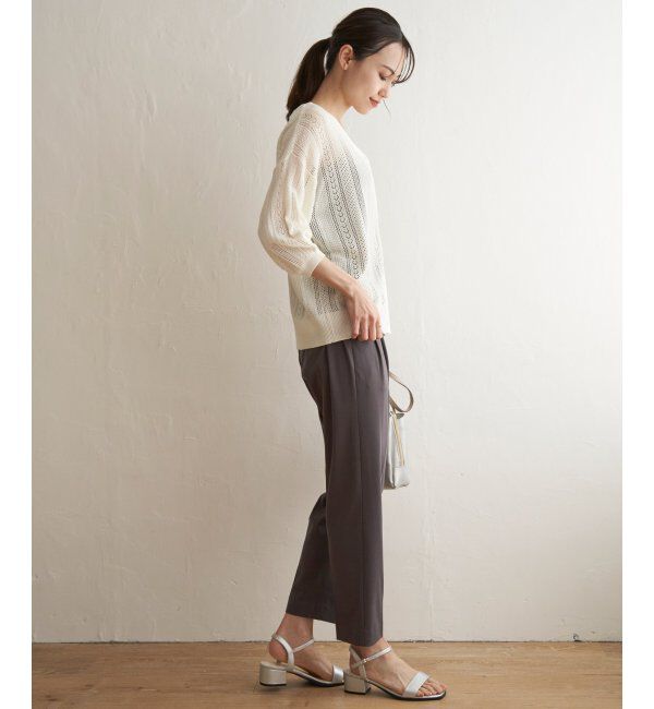 ikka「透かし柄ニットカーディガン」|その他|