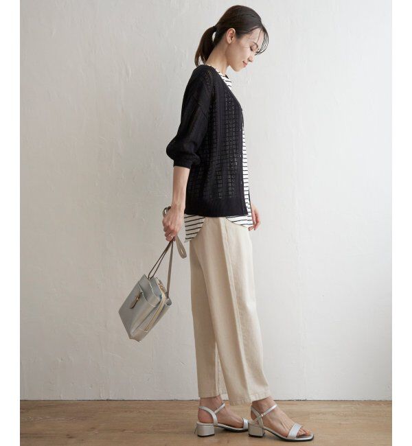 ikka「透かし柄ニットカーディガン」|その他|