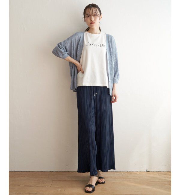 ikka「透かし柄ニットカーディガン」|その他|