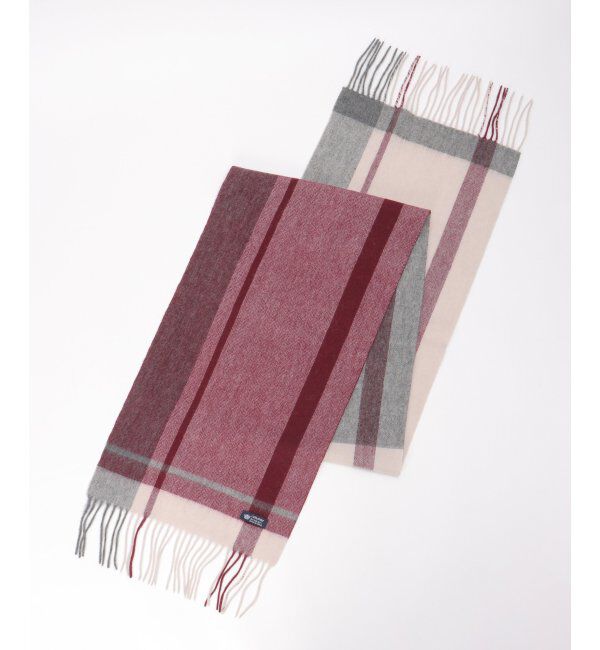 ikka「ウールパネルヘリンボーンマフラー」|マフラー|