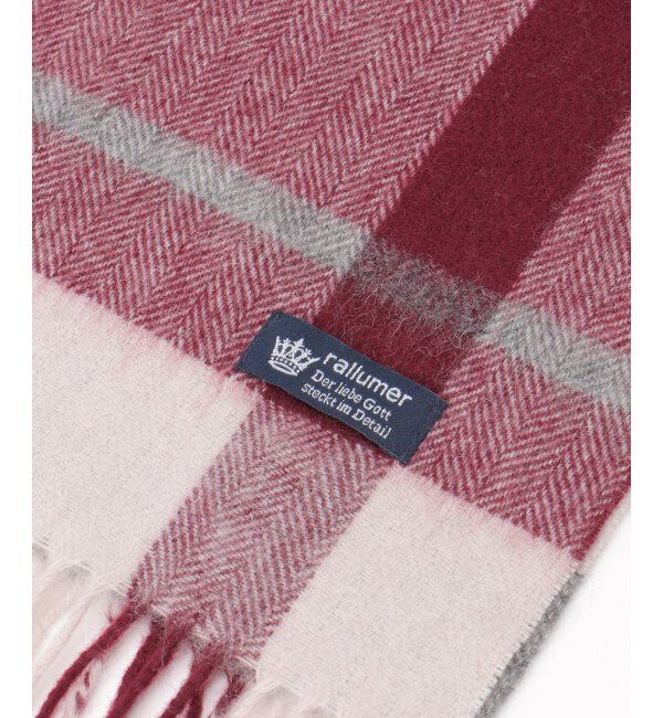 ikka「ウールパネルヘリンボーンマフラー」|マフラー|