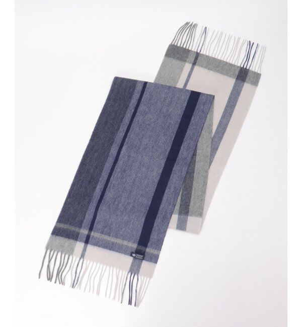 ikka「ウールパネルヘリンボーンマフラー」|マフラー|