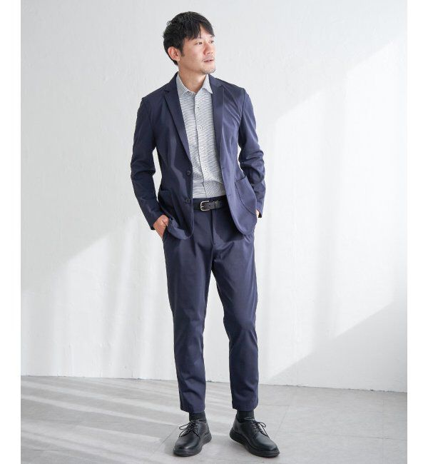 IKKA LOUNGE「デニムライクスイスカラーシャツ」|シャツ・ブラウス|