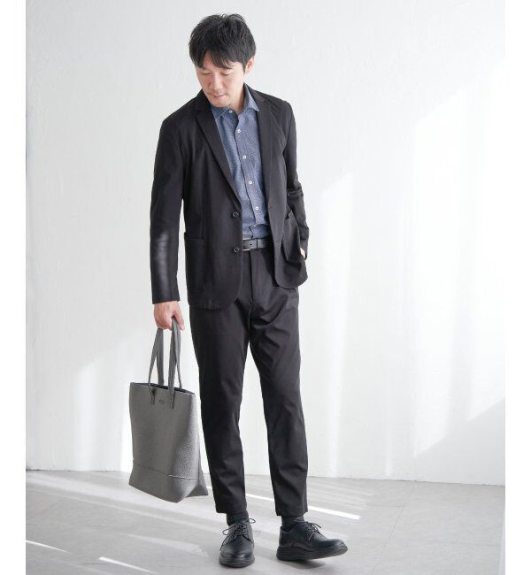 IKKA LOUNGE「デニムライクスイスカラーシャツ」|シャツ・ブラウス|