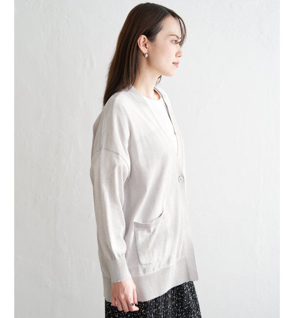 ikka「洗えるさらっとVネックカーディガン」|その他|