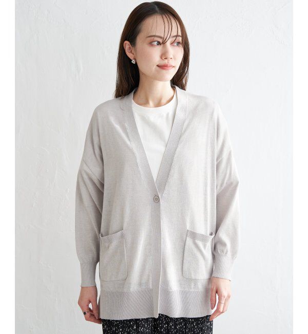ikka「洗えるさらっとVネックカーディガン」|その他|