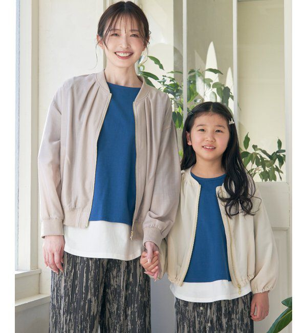 ikka kids「【親子おそろい】シアリブブルゾン（120~160cm）」|その他|