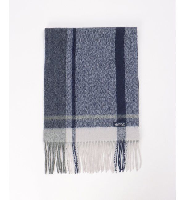 ikka「ウールパネルヘリンボーンマフラー」|マフラー|