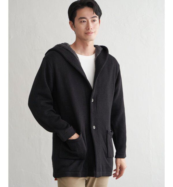 ikka「裏ボアニットフーディガン」|その他|