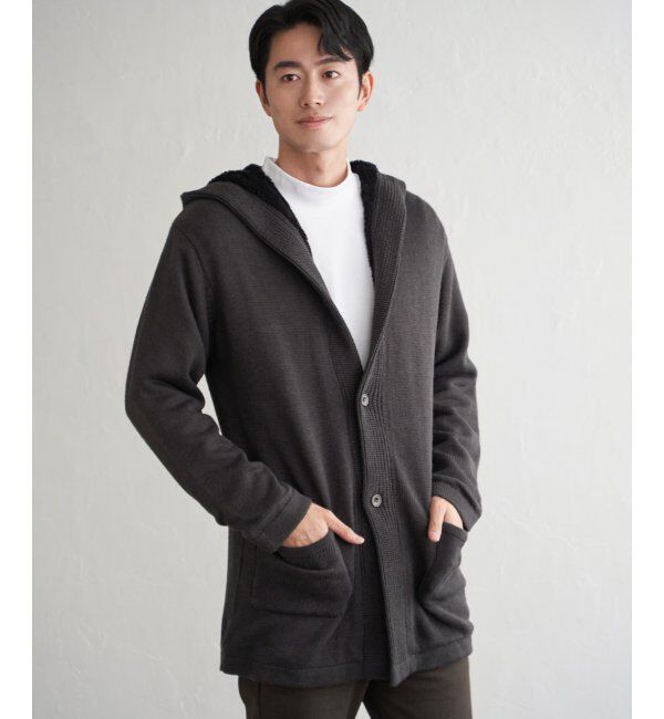 ikka「裏ボアニットフーディガン」|その他|