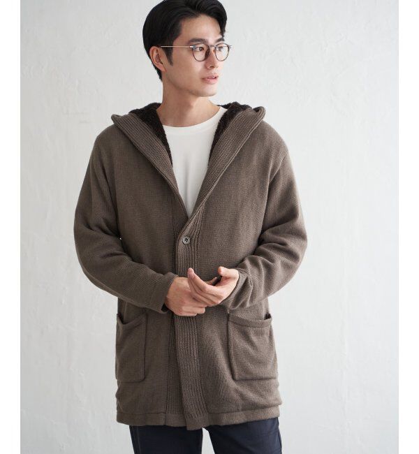 ikka「裏ボアニットフーディガン」|その他|